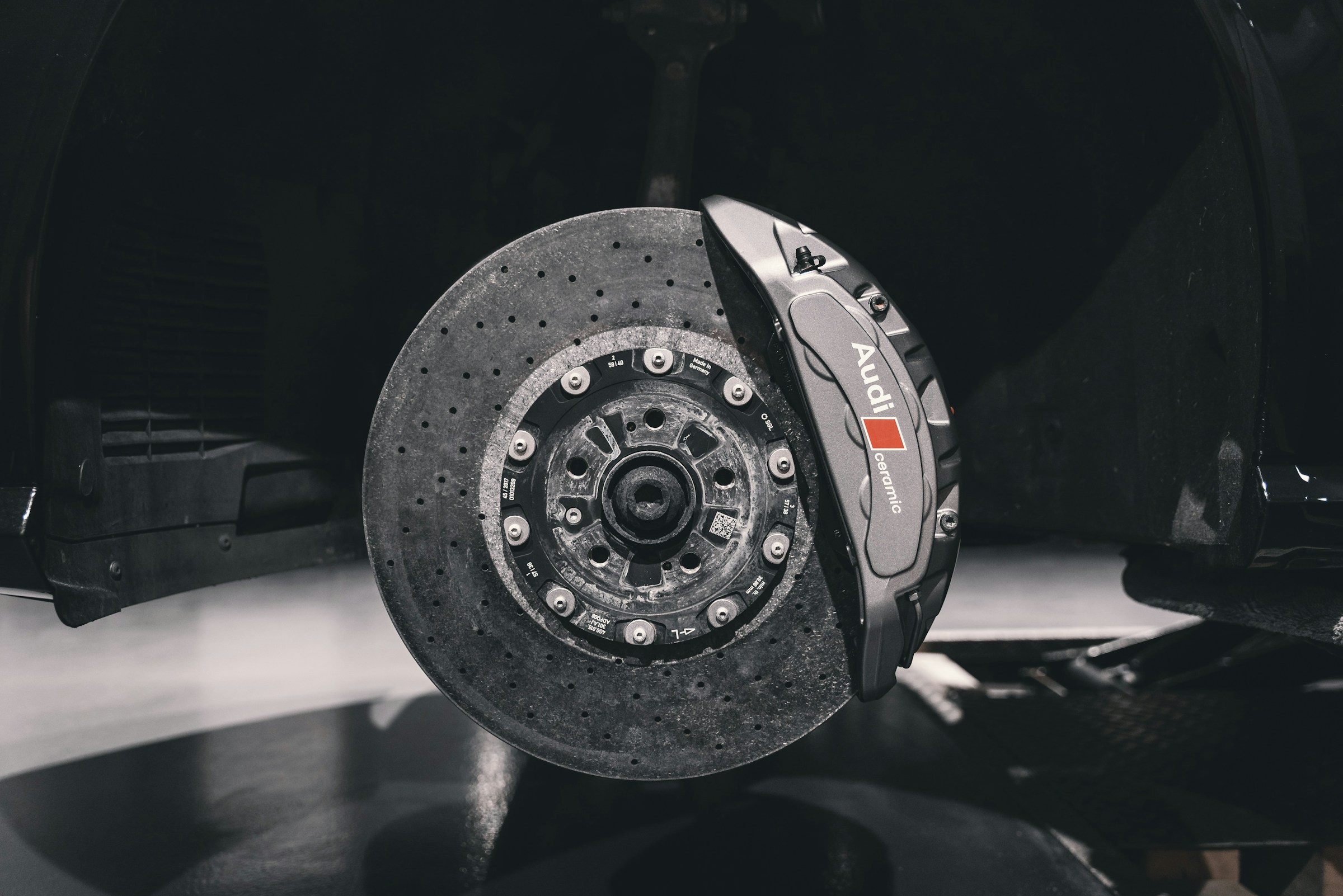 Brake job completed on a car